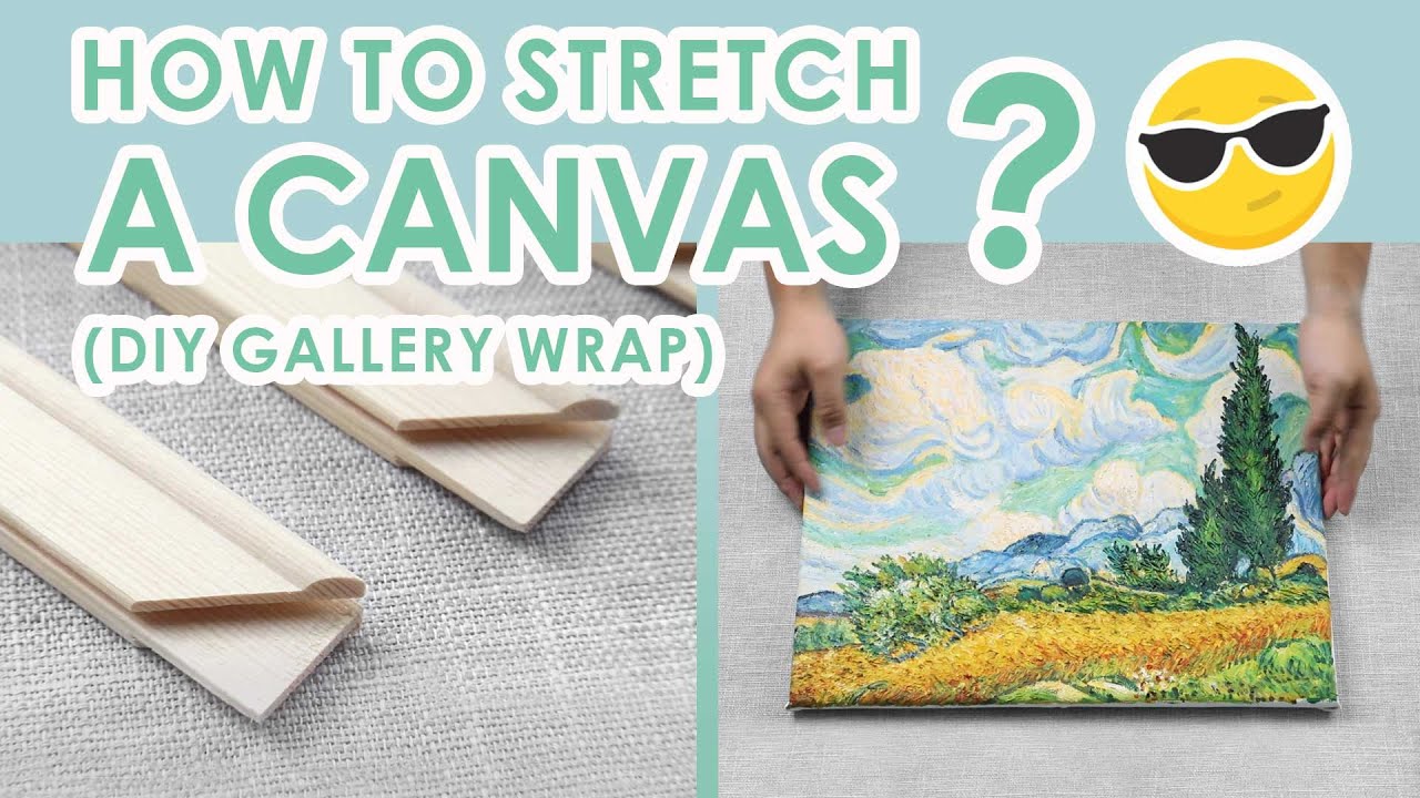 How to Stretch a Canvas? (DIY Gallery Wrap)