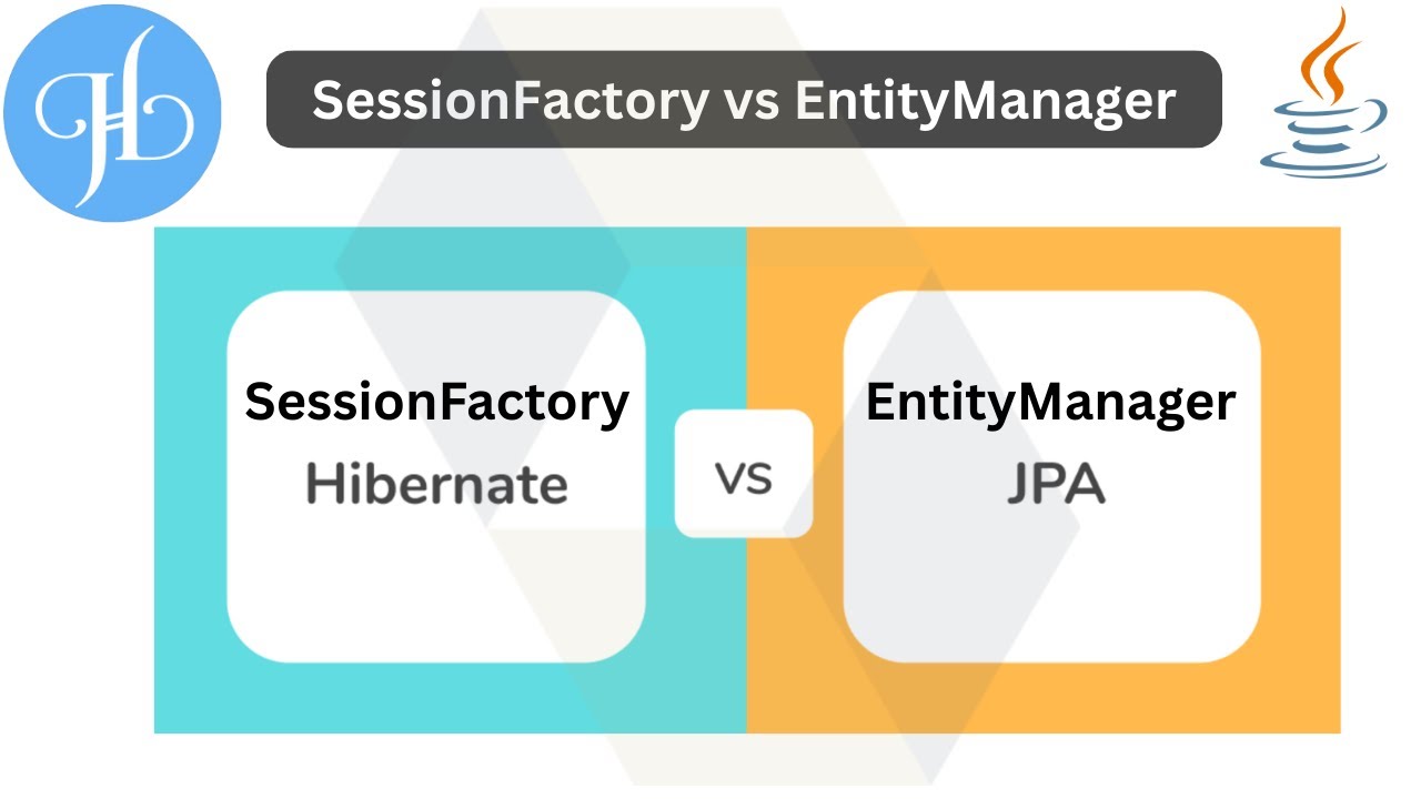 SessionFactory vs EntityManager (Difference Between Hibernate and JPA)