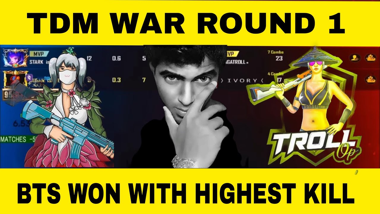 TROLL OP & IVORY WON ROUND 1 MATCH | TDM WAR 20,000Rs #troll #trollop #madan 