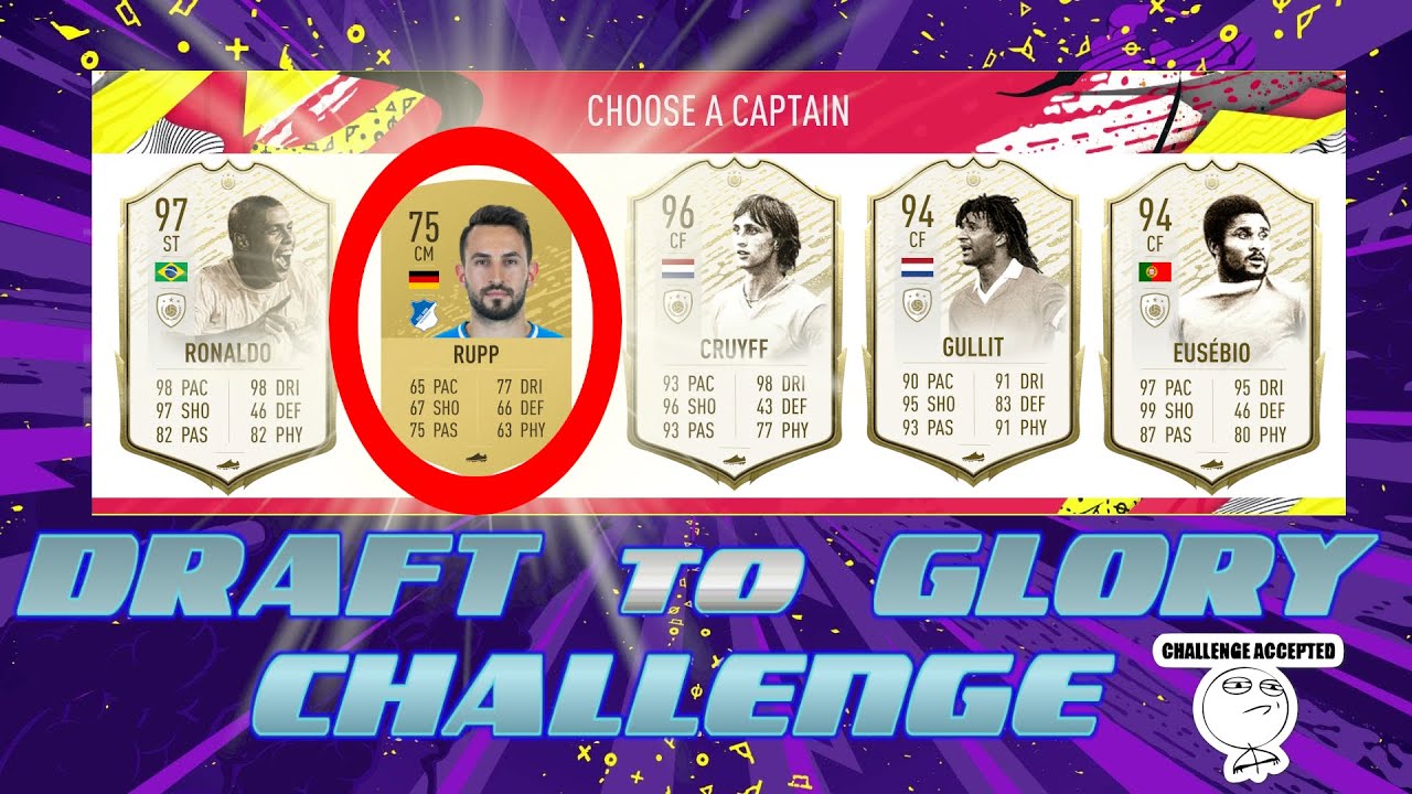 DRAFT TO GLORY CHALLENGE & OTW UPGRADE PACKS   FIFA 20