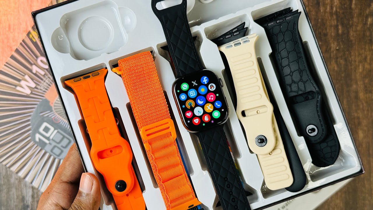 New W10 Combo Smartwatch UNBOXING &ndash; 10 Straps + Massive 2.29&rdquo; Display!