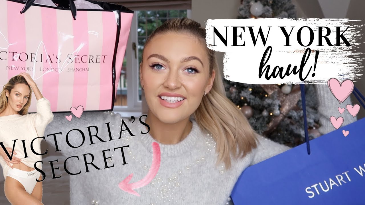 WHAT I BOUGHT IN NEW YORK!!!! CHRISTMAS HAUL STEVE MADDEN, VICTORIAS SECRET & MORE!