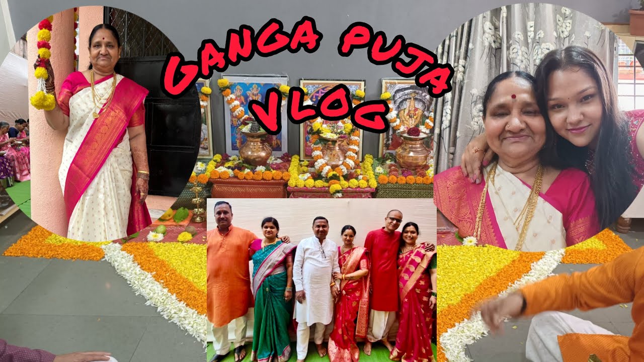 Ganga Puja Vlog 🪔 | Vedika Raut🌻