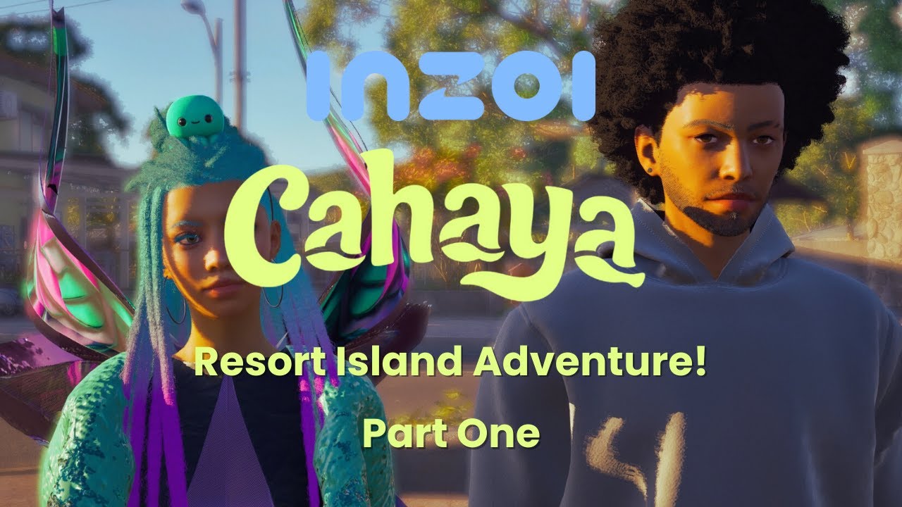Exploring The Resort Island in InZoi – Family Vacation Begins! (Cahaya Challenge Ep. 1)