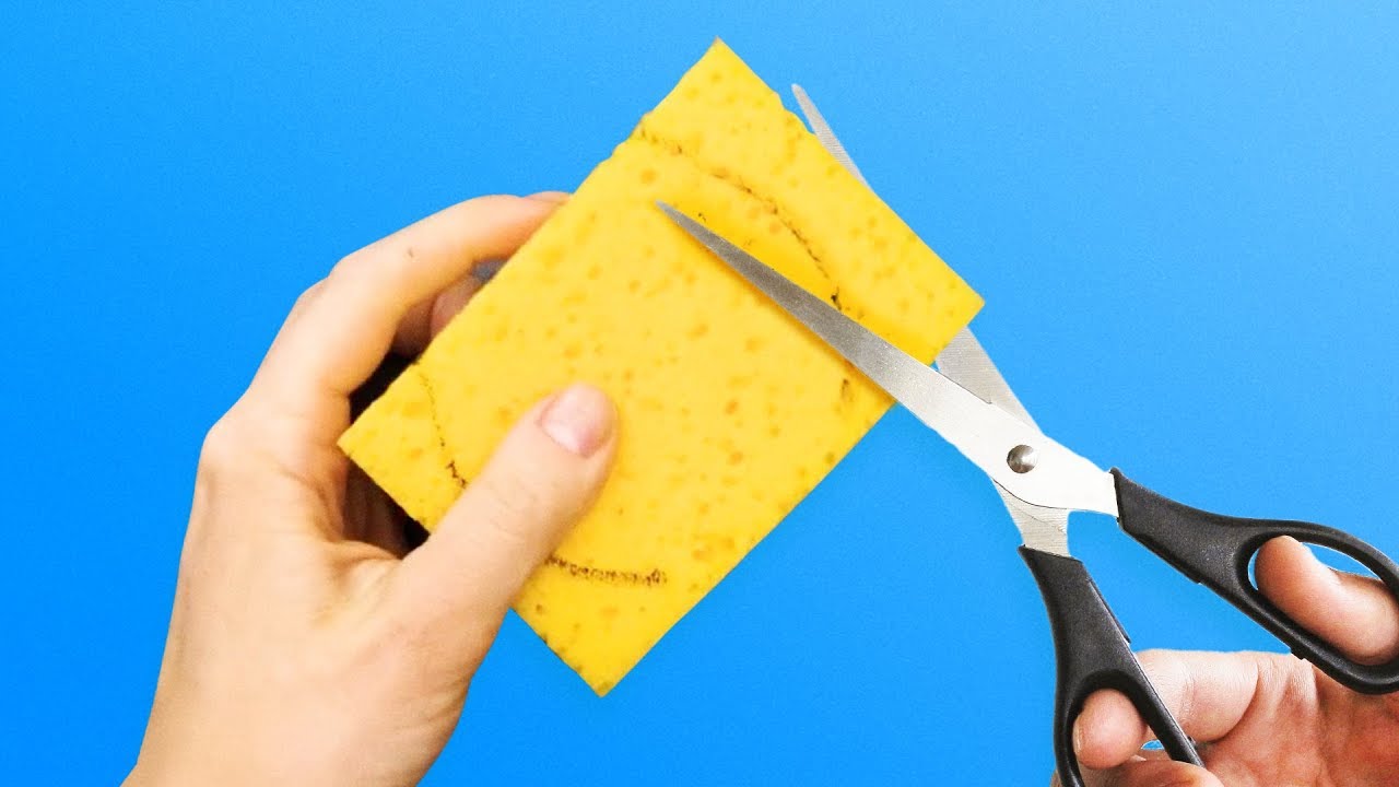22 CLEVER LIFE HACKS WITH SPONGES YOU SHOULD TRY OUT