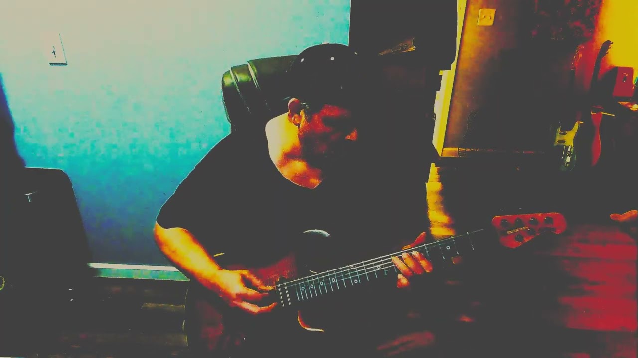 Daniel Prible - Rhythmic I IV V Blues Progression with Pentatonic Scale scale soloing