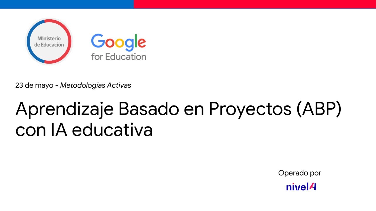Aprendizaje Basado en Proyectos (ABP) con Inteligencia Artificial educativa