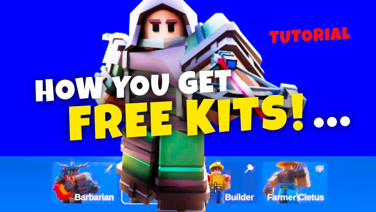 HOW YOU can get *FREE KITS* in ROBLOX BEDWARS ...
