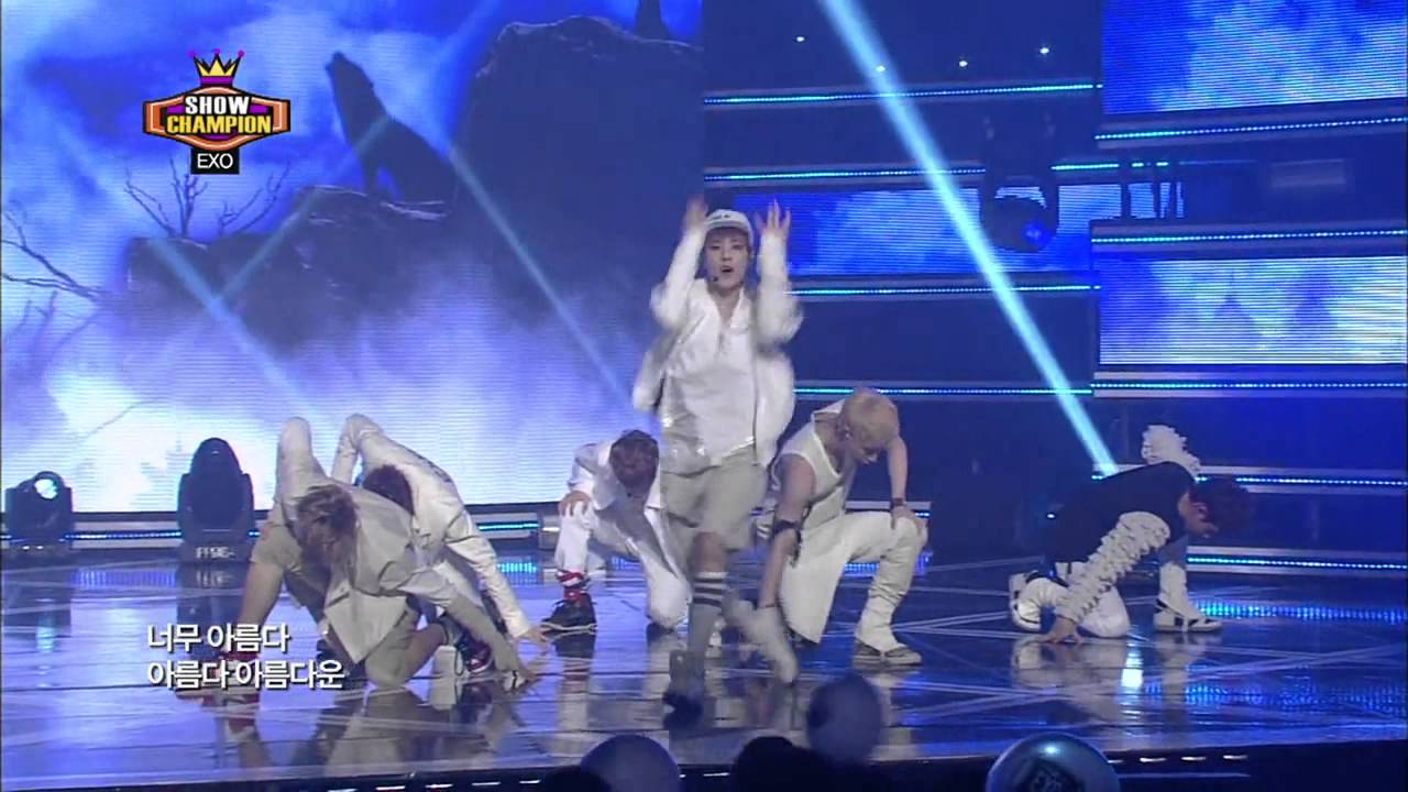 EXO - Wolf, 엑소 - 늑대와 미녀, Show Champion 20130620