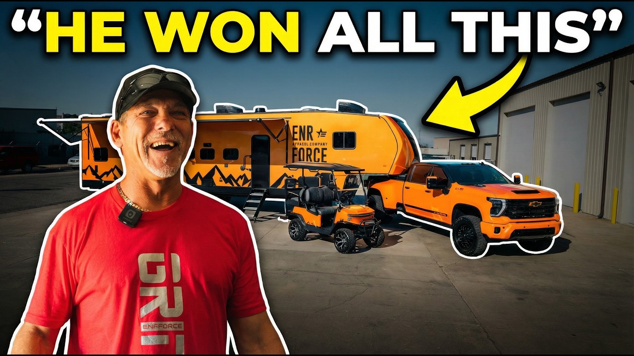 He Only Bought a Pen… Then Won a Truck, Toy Hauler & $50,000 🤯 | ENR#68 Delivery Vlog