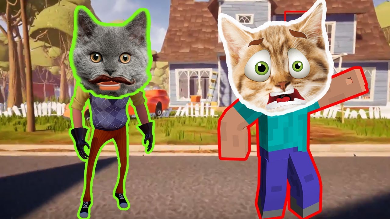 DAYI OLUP SELAMİYİ KOVALADIM😅  Minecraft Hello Neighbor Mod