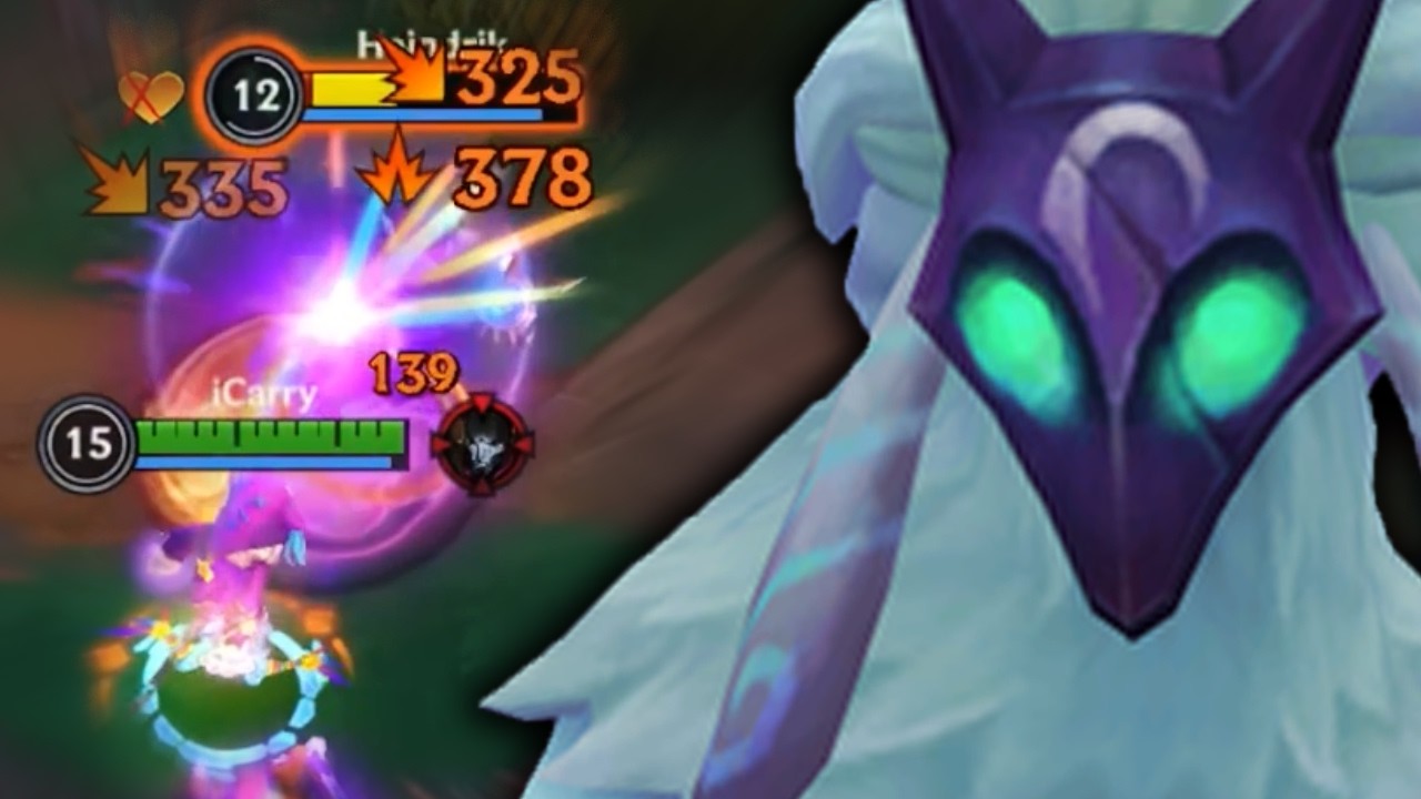 Wild Rift Kindred Jungle Gameplay in Season 22 (Build & Runes)