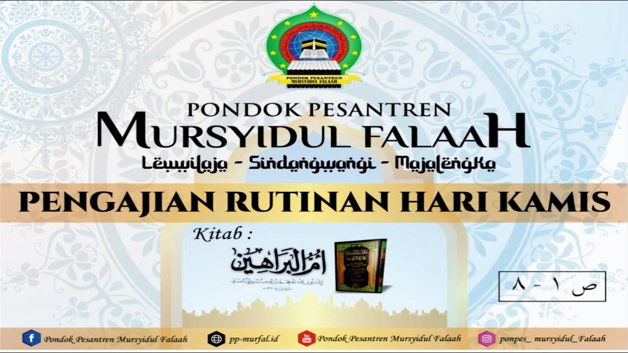 Pengajian Kitab Ummul Barohin Halaman 1 - 8 | Pondok Pesantren Mursyidul Falaah
