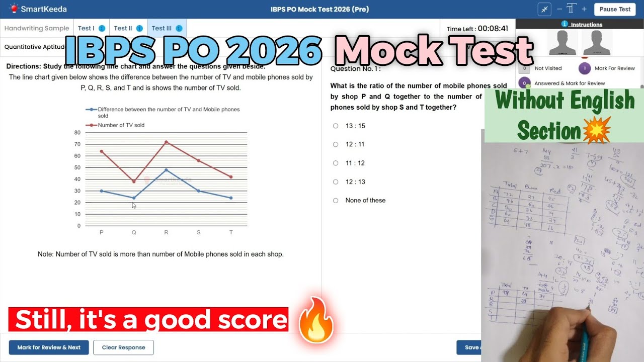 🎯Smartkeeda IBPS PO Mock Test📚✍️ | Share Score📝👆 | How to Attempt Mock #ibps #ibpspo
