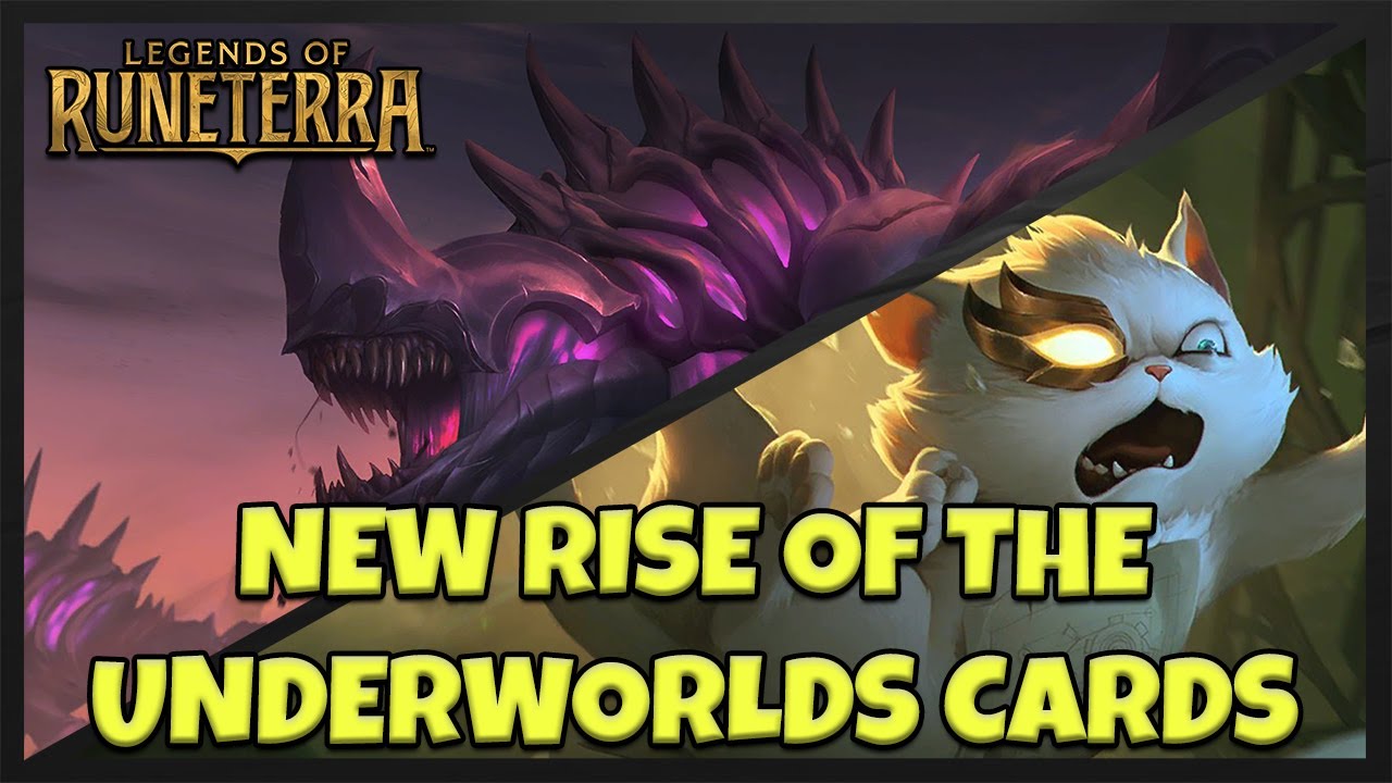 NEW cards revealed from Rise of the Underworlds including the new keyword LURK