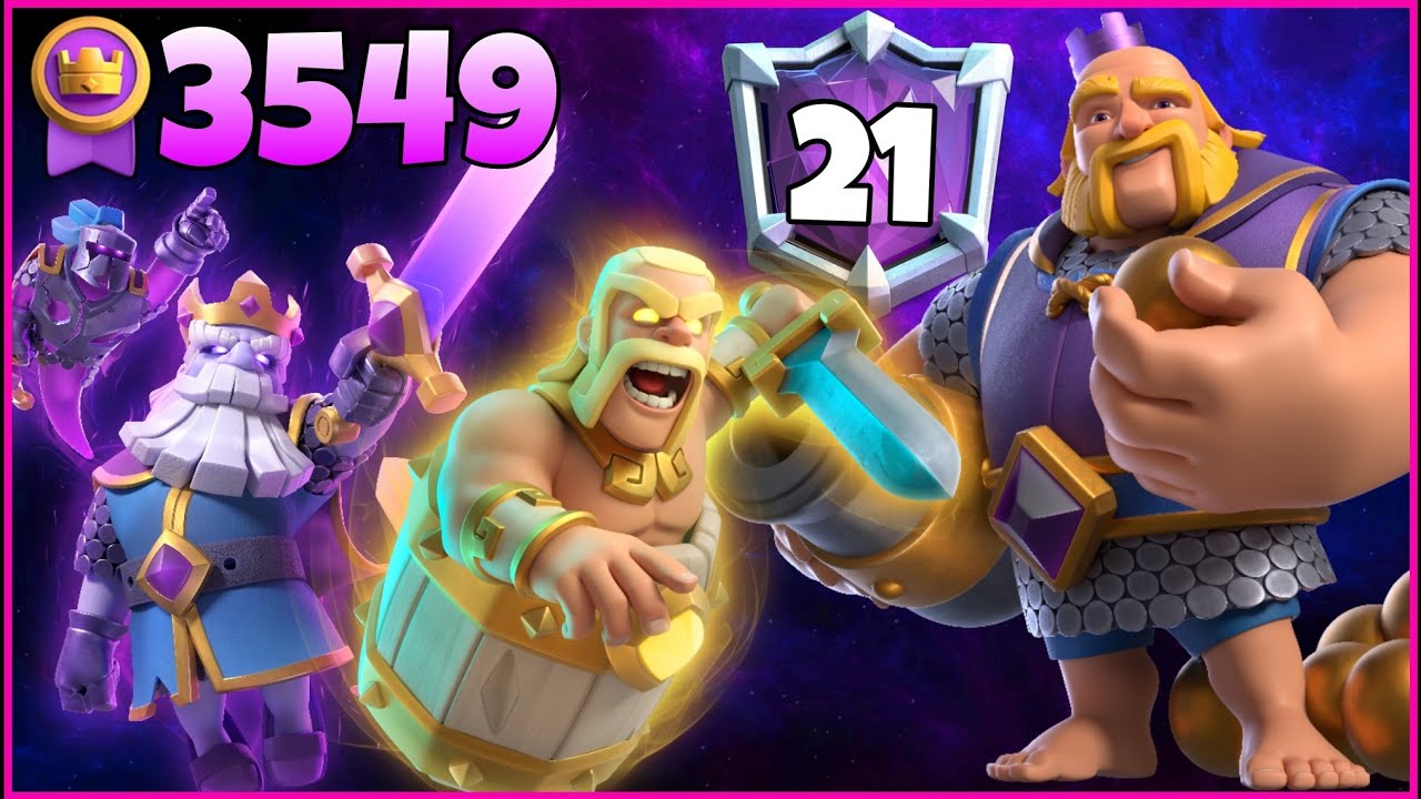 Top 20/3549🥇with Royal Giant Evolution Deck.!