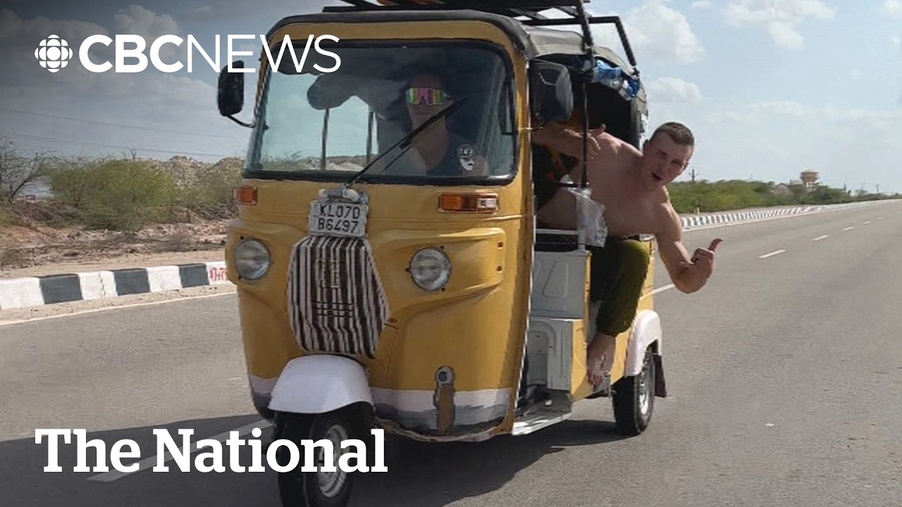 #TheMoment a Canadian rickshawed 2,000 km across India