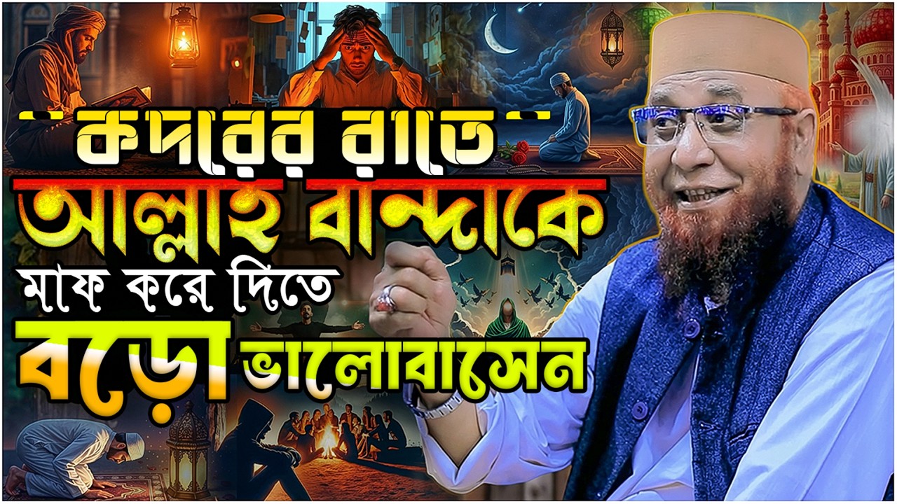 কদরের রাতে আল্লাহ বান্দাকে মাফ করে দিতে বড়ো ভালোবাসেন┇মুফতি নজরুল ইসলাম কাসেমী┇Nazrul Islam Kasemi
