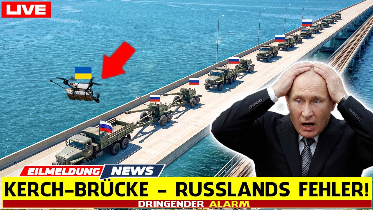 217 Mio $ Munition über Kerch-Brücke! Russland tappt in tödliche Falle