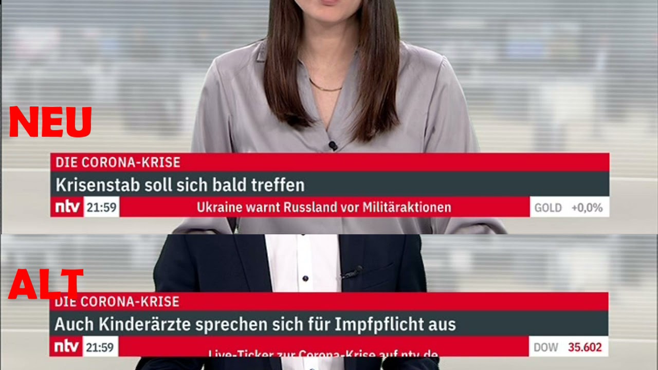 ntv Nachrichten Design Update. Verbesserte Bauchbinde und Ticker
