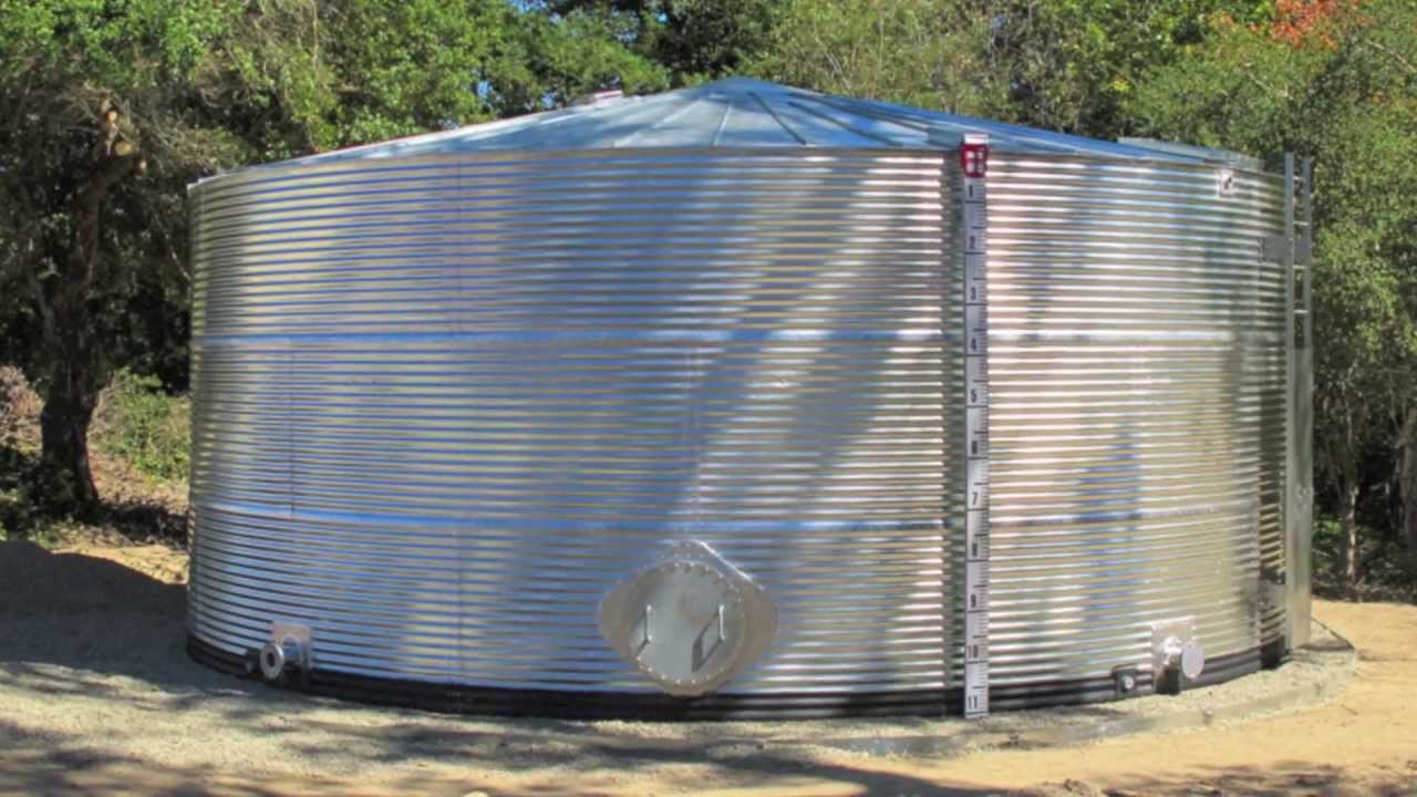 Classic Corrugated Galvanized Steel Water Tank (52,395 Gallons)
