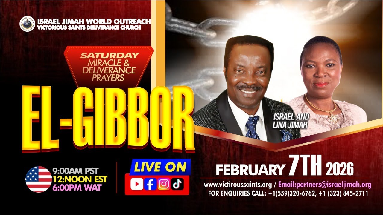 February 7, 2026 Miracle and Deliverance Prayers