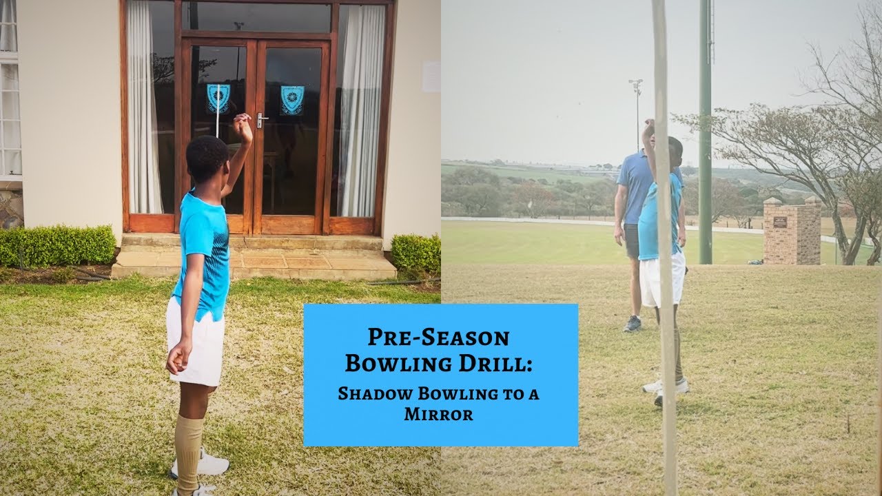 Shadow Bowling to a Mirror | A Brilliant Pre-Season Cricket Bowling Drill