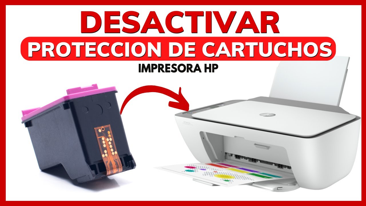 Como Desactivar Protección Cartuchos HP ✅ Como Quitar la Protección de Cartucho en la Impresora HP
