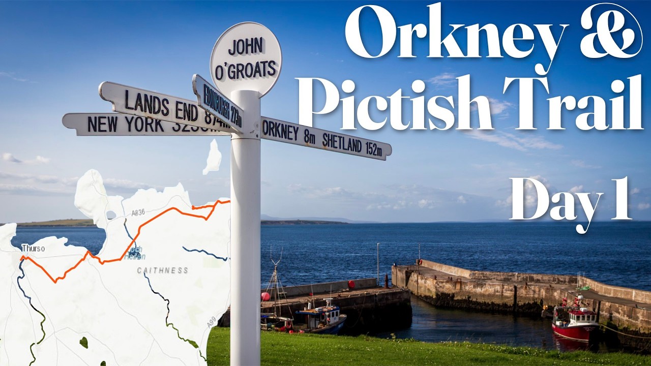 Cycling Orkney & Pictish Trail - Day 1: Thurso to South Ronaldsay