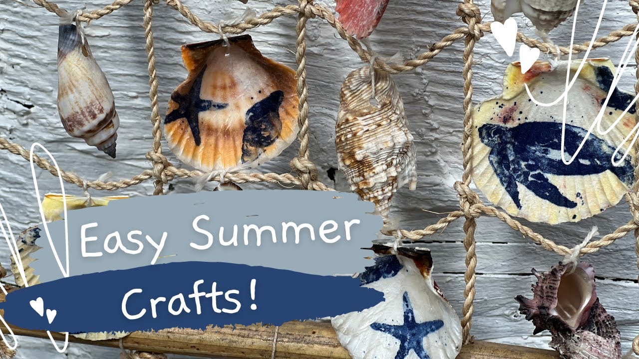 Easy Summer Crafts|Seashell Crafts Ideas