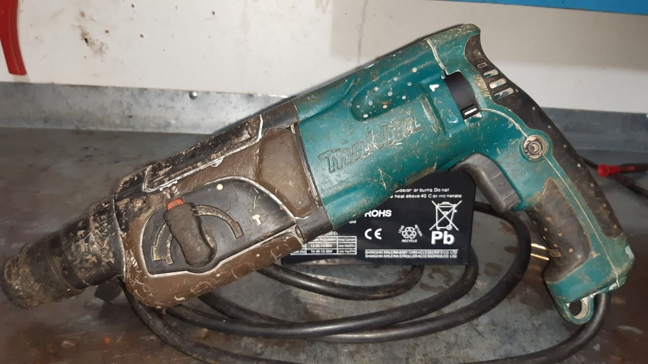 martelete makita hr2470 não liga! Veja como desmontar, fazer todos os testes e consertar