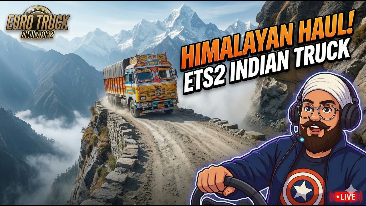INDIAN TRUCK DRIVER GAMEPLAY #shortsfeed #shortslive #shorts #ets2 #live #dangerous