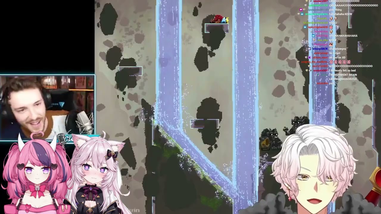 Reacting to CDawgVA's Biggest Jump King Fail | Ironmouse, Nyanners and Lord Aethelstan