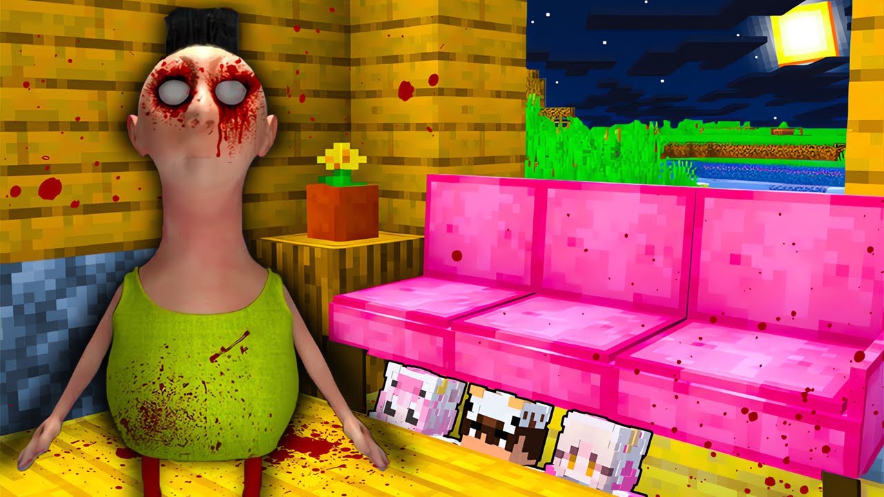 MOOCI & MILO BERSEMBUNYI UNTUK MENGHINDARI HAMOD HABIBI di MINECRAFT