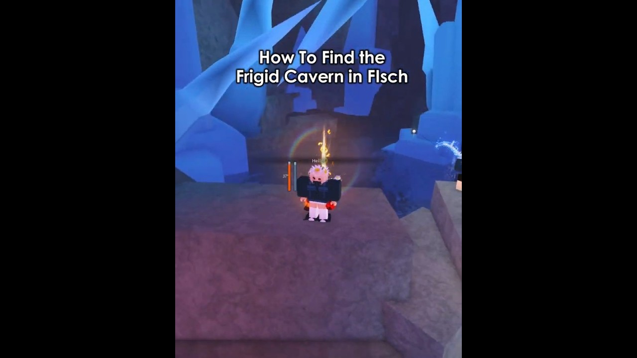 How To Find the Frigid Cavern in FISCH! #robloxfisch #xielygy
