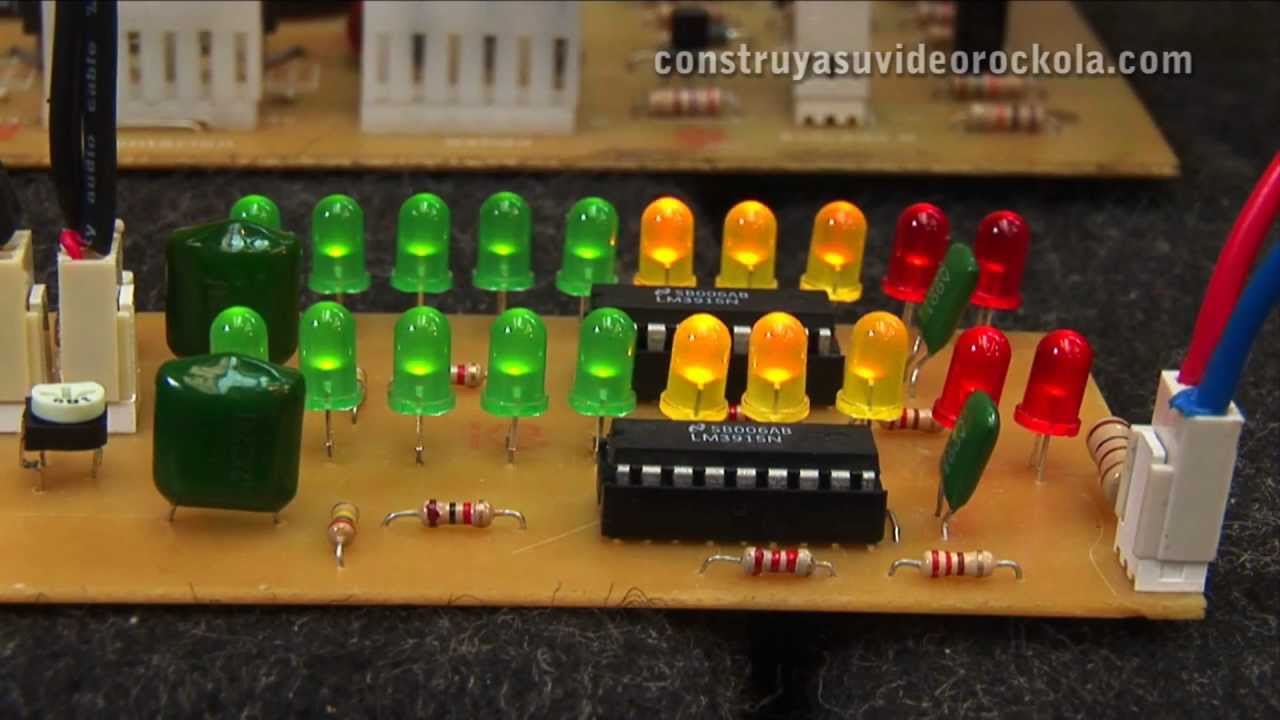 Vumetro estereo con LM3915 (DIY)