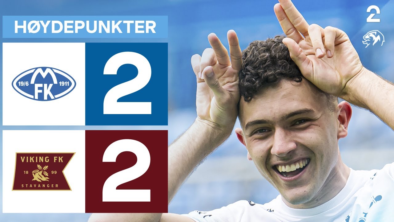 Molde 2 - 2 Viking - Høydepunkter