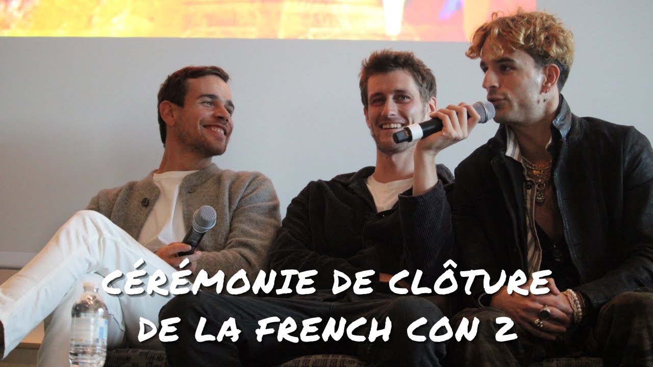 Cérémonie de clôture du premier jour de La French Con 2