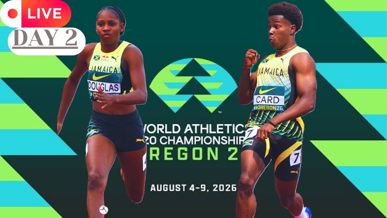 (DAY 2) 100m Finals | Eugene Oregon World U20 Athletics Championships 26 | Evening