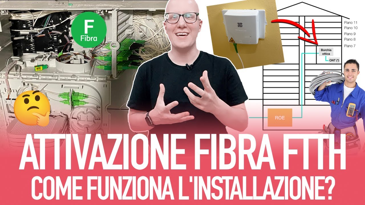Tutti i dettagli sull'installazione della fibra FTTH: dalla teoria alla pratica!