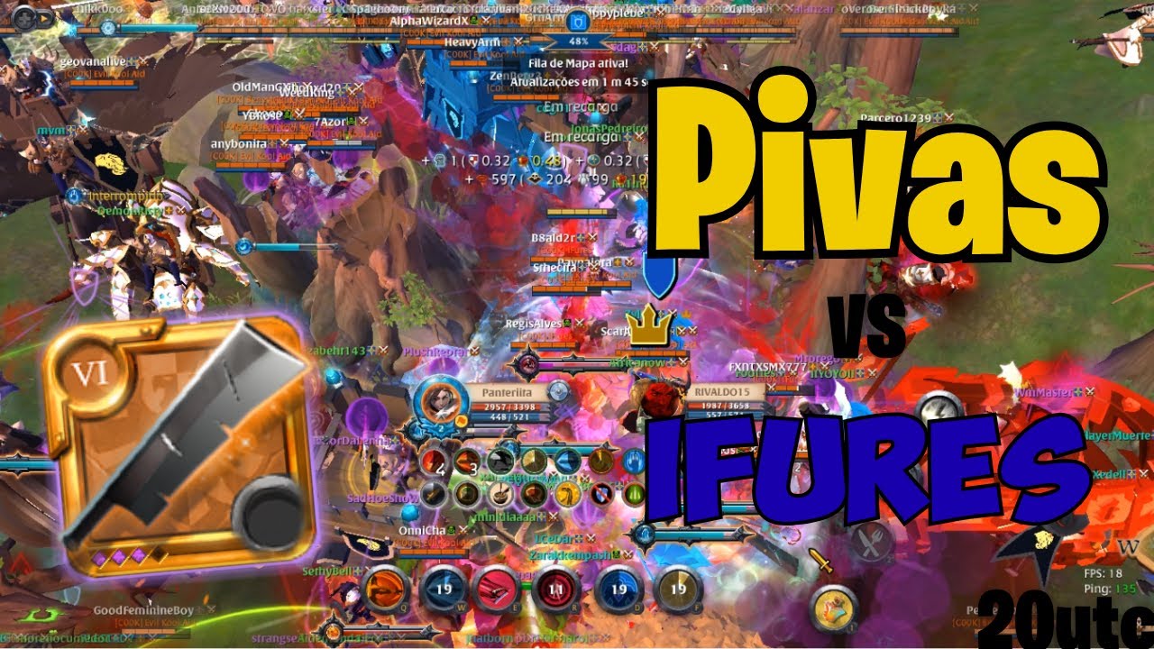 WAR TIME ZVZ ALBION ONLINE PIVAS VS IFURES 20 UTC