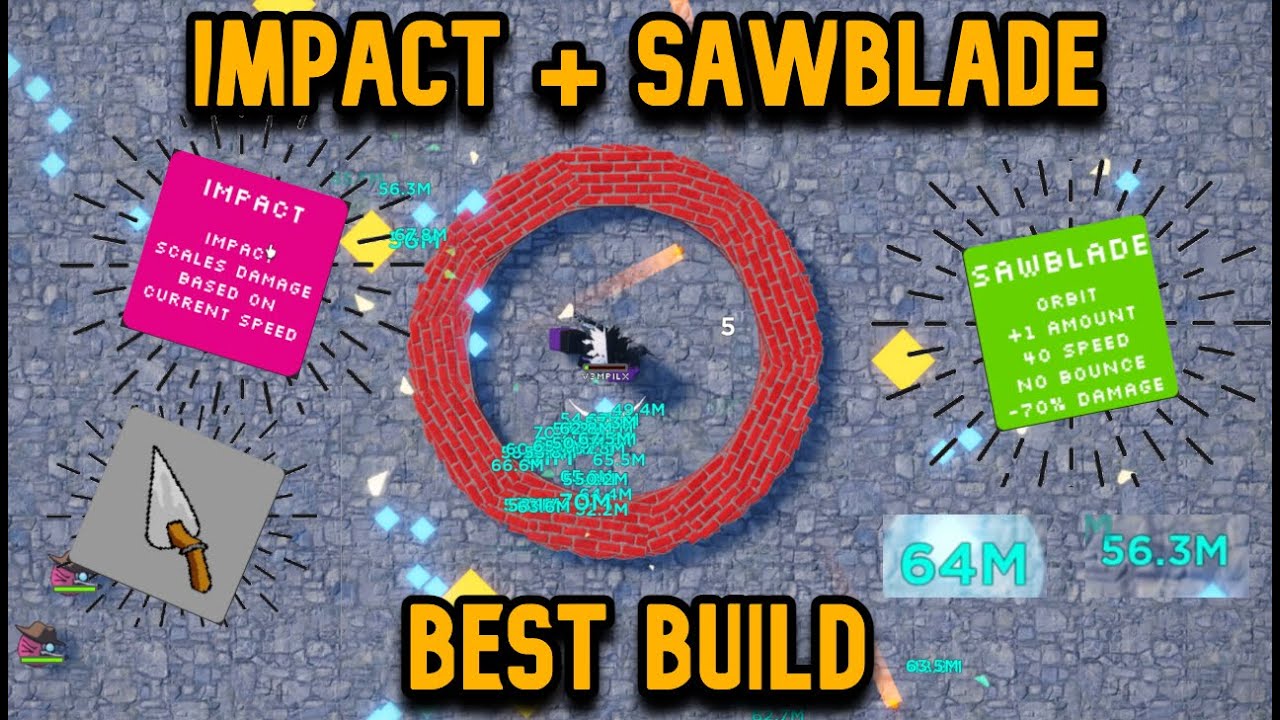 Best Build In Become Op Roblox | IMPACT + SAWBLADE (62M DAMAGE)