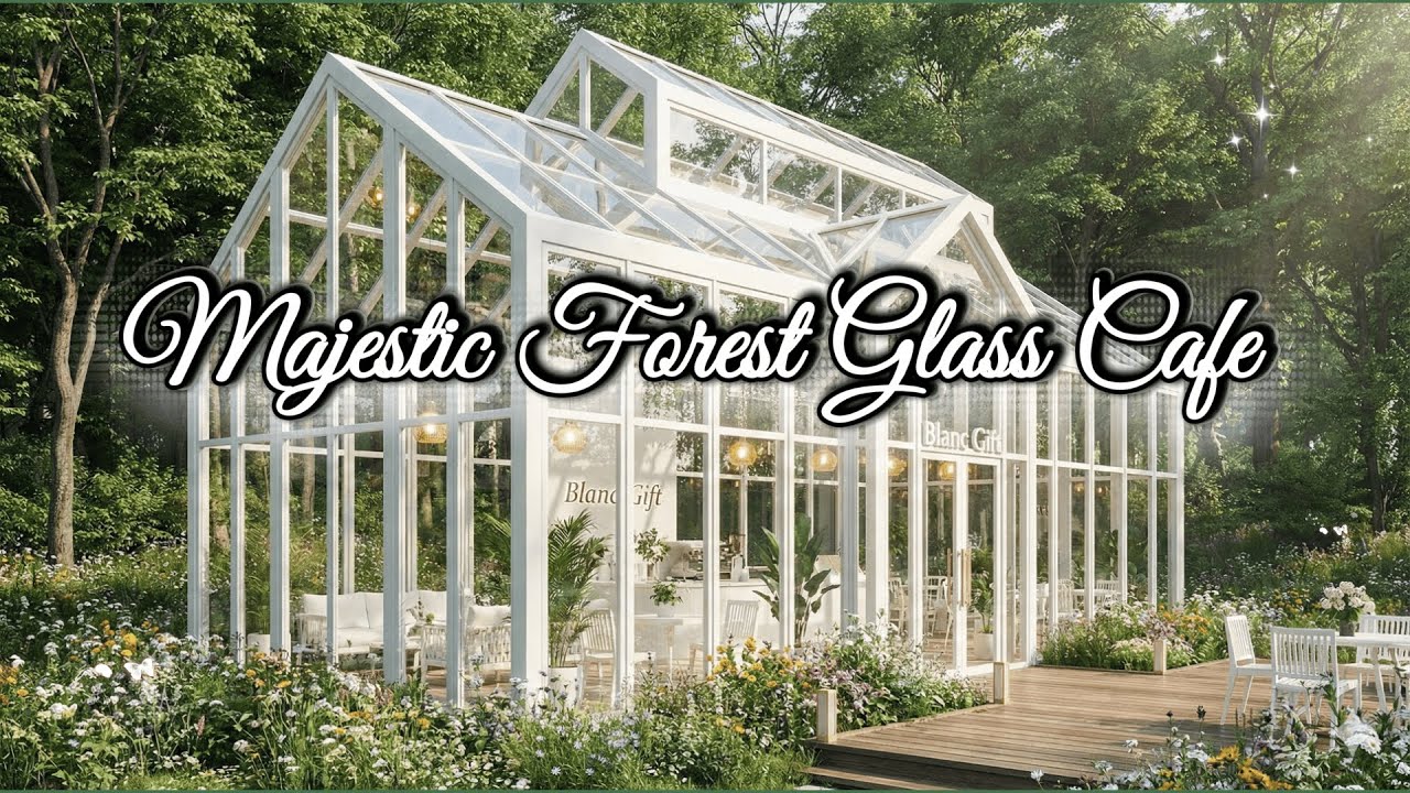 Majestic Forest Glass Cafe 🌿 깊은 숲속, 나만의 평화로운 안식처 | 공부할 때, 일할 때 듣는 음악 (Cinematic Piano)