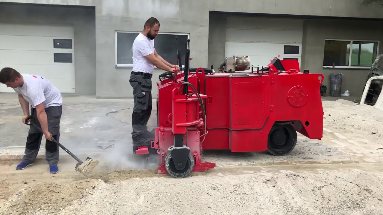 Frezarka Wirtgen w350 - frezowanie betonu , www.S-T-P.pl