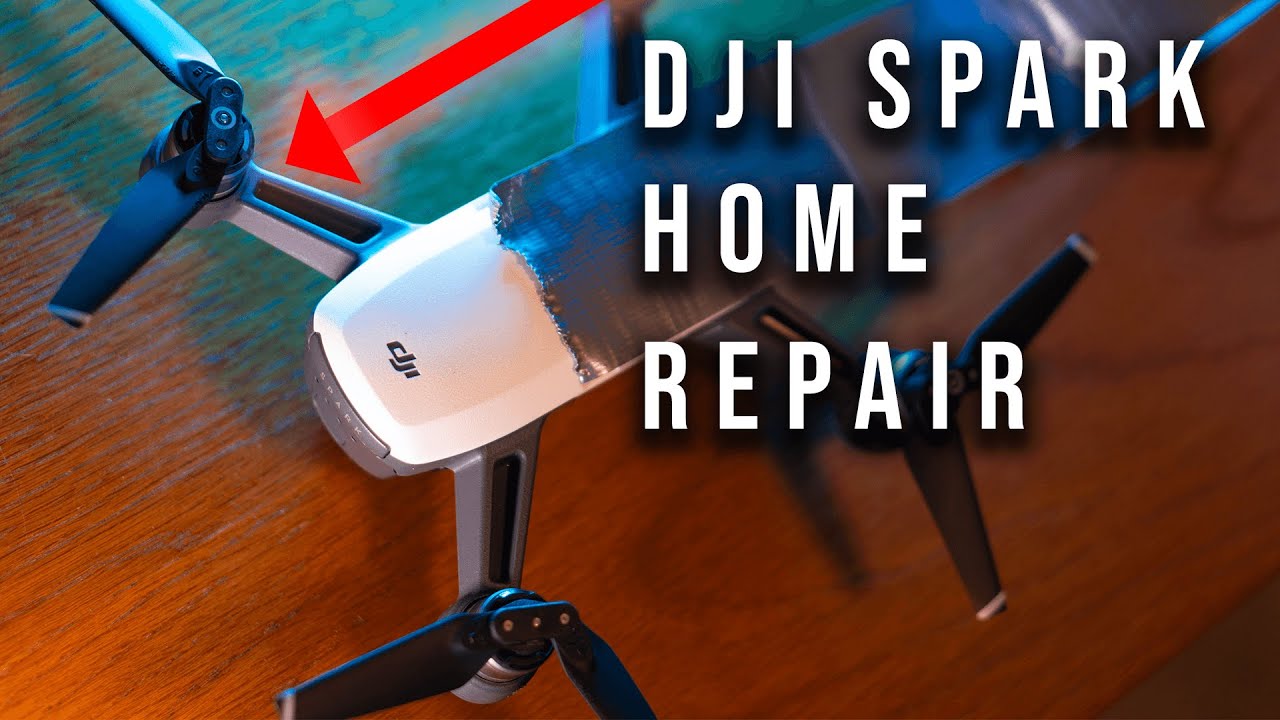 DJI Spark Repair at Home (Fixing Broken Plastic Arm)