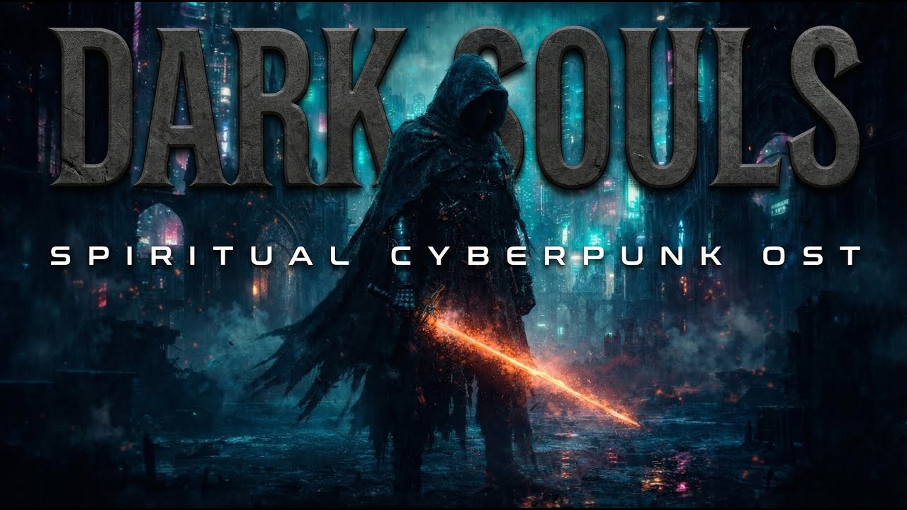 This is what happens when Dark Souls gets a cyberpunk soundtrack - By White Capybara