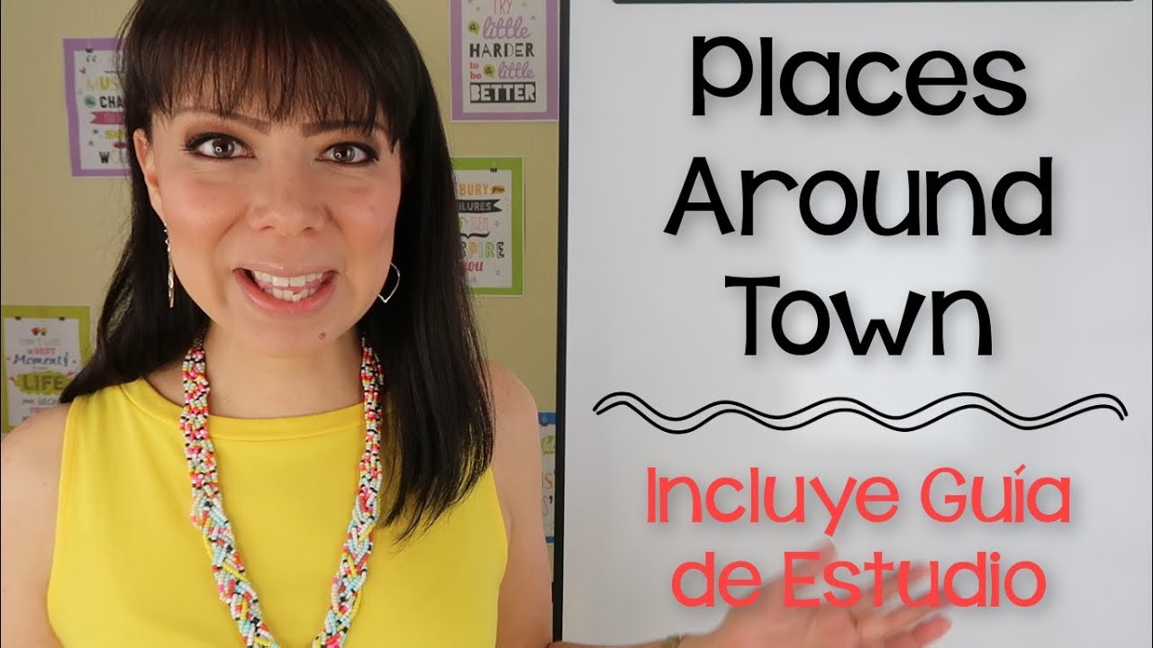 VOCABULARIO DE LUGARES DE LA CIUDAD EN INGLÉS Y ESPAÑOL - PRONUNCIACIÓN EN INGLÉS