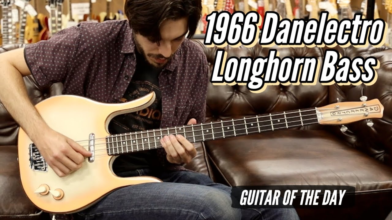 Бас-гитара Danelectro Model 4423 Longhorn 1966 года | Гитара дня