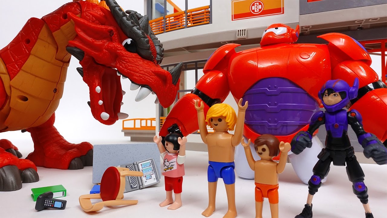 Defeat The Evil Dragon~! Go Big Hero 6 Go Baymax