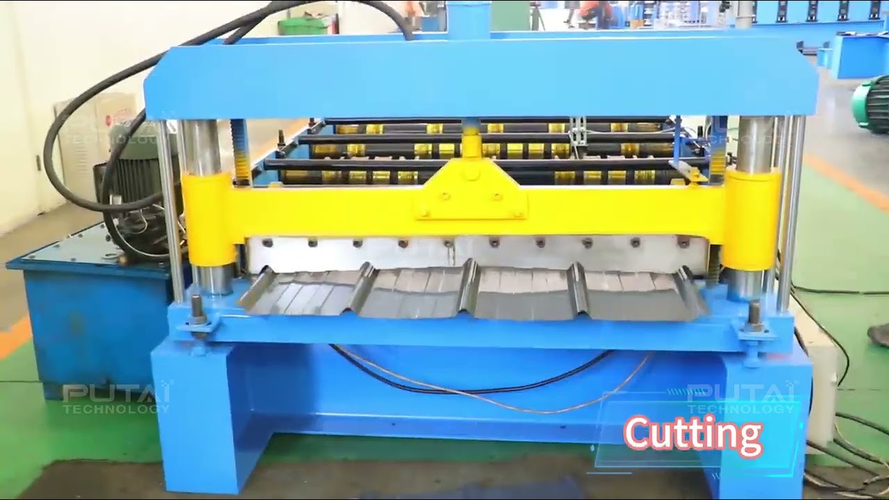 Putai Trapezoidal Roof Sheet Roll Forming Machine